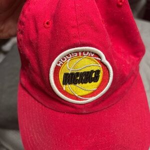 Mitchell & Ness Red Cap with Embroidered Logo